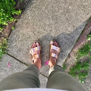 Rose Gold Sandals